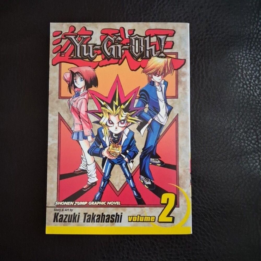 Yu-Gi-Oh! Volume 2 Kazuki Takahashi Manga VIZ Media Paperback Yellow Shonen